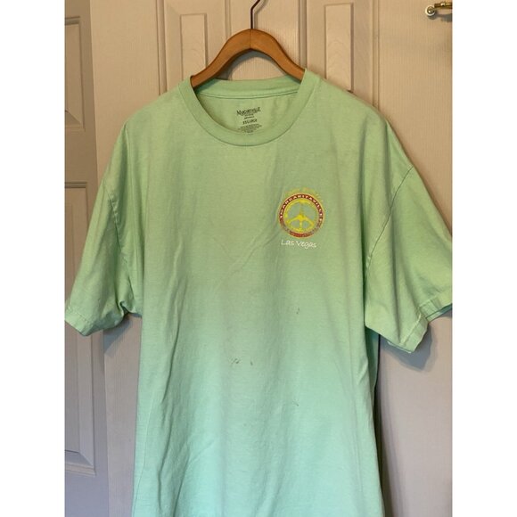 Margaritaville Las Vegas Green S/S T-Shirt Men's XXL Jimmy Buffet's - Picture 3 of 7